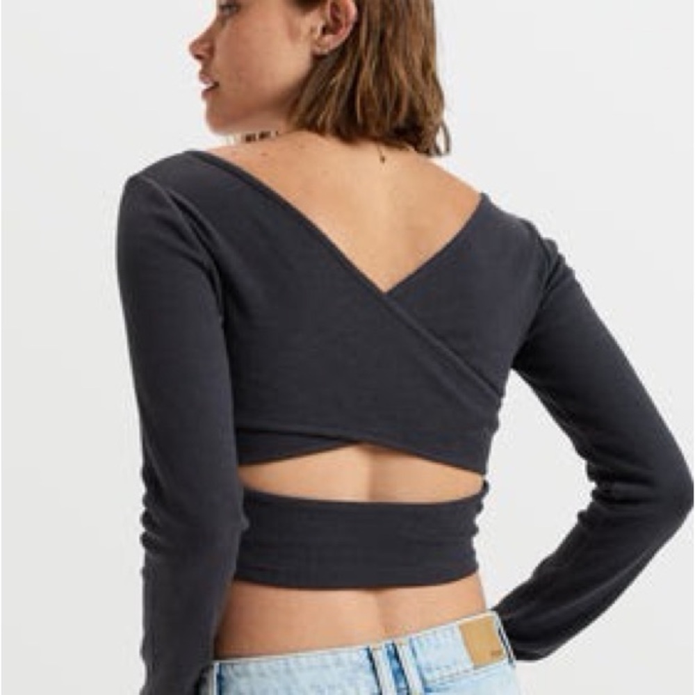 Roxy Good Keepsake Long Sleeve Crop Top
